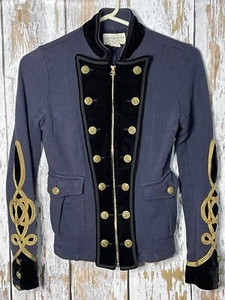 Ralph Lauren Denim & Supply Damen Blau Gold Offizier Militär Kadetten Jacke Gr.XS - Bild 1 von 12