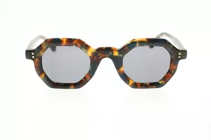 SEE Eyewear 1856 SUN Blue Brown Panto Sunglasses France 44/28-145 mm - Picture 1 of 11