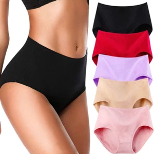 Alingdaundwr Damen Atmungsaktiv Baumwolle Small, Schwarz/Rot/Lila/Haut/Rosa - Bild 1 von 6