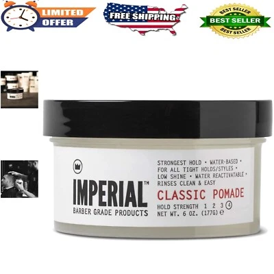 Помада для укладки волос на водной основе Barber Classic Pomade 6 унций - America's Strongest - Изображение 1 из 4
