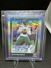 2021 Donruss Optic Zach Wilson Rated Rookie Holo Autograph /125 New York Jets