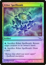 Aether Spellbomb FOIL Mirrodin PLD Artifact Common MAGIC MTG CARD ABUGames
