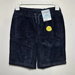 Boys' Corduroy Pull-On Shorts - Cat & Jack Navy XL (16) - Picture 1 of 2