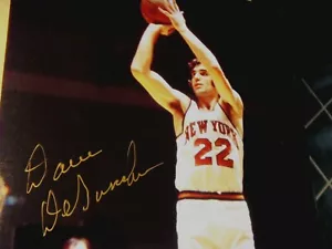 Dave Debusschere Signed Knicks 8x10 Photo -Global or JSA Holo. Authenticated - Picture 1 of 7
