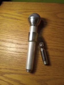 FENTONE DYNAMIC BALL CHROME MICROPHONE W STAND MTD + CABLE TESTED DM-109 - Picture 1 of 8