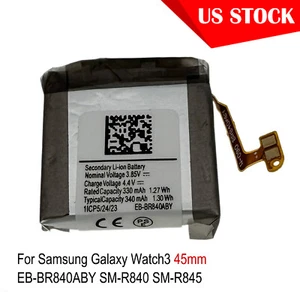 Battery EB-BR840ABY For Samsung Galaxy 3 Watch3 SM-R840 45mm SM-R840NZKCXAR - Picture 1 of 4