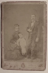 MONTABONE FLORENZ ALBUMINA ANTIK FOTOGRAFIE PORTRAIT FAMILIE  - Bild 1 von 2