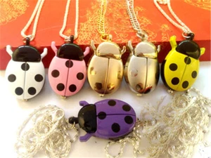 European and American Jewelry Creative Small Seven-Star Ladybug Pocket Watch - Picture 1 of 33