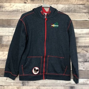 Disney Park Jacke Unisex XL blau 2018 bestickt doppelseitig Mantel Full Zip - Bild 1 von 13