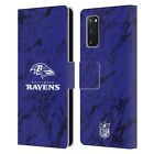 Nfl Baltimore Ravens Graphics Leather Book Wallet Case For Samsung Phones 1