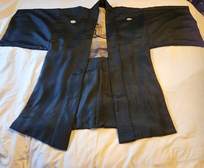 bata de seda china antigua con panel interior Foto 1 de 4