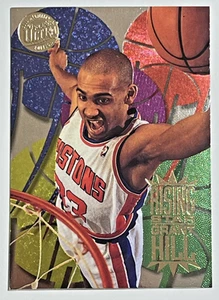 1995 ULTRA RISING STARS #3 GRANT HILL GOLD MEDALLION RARE INSERT - SHARP - Picture 1 of 2