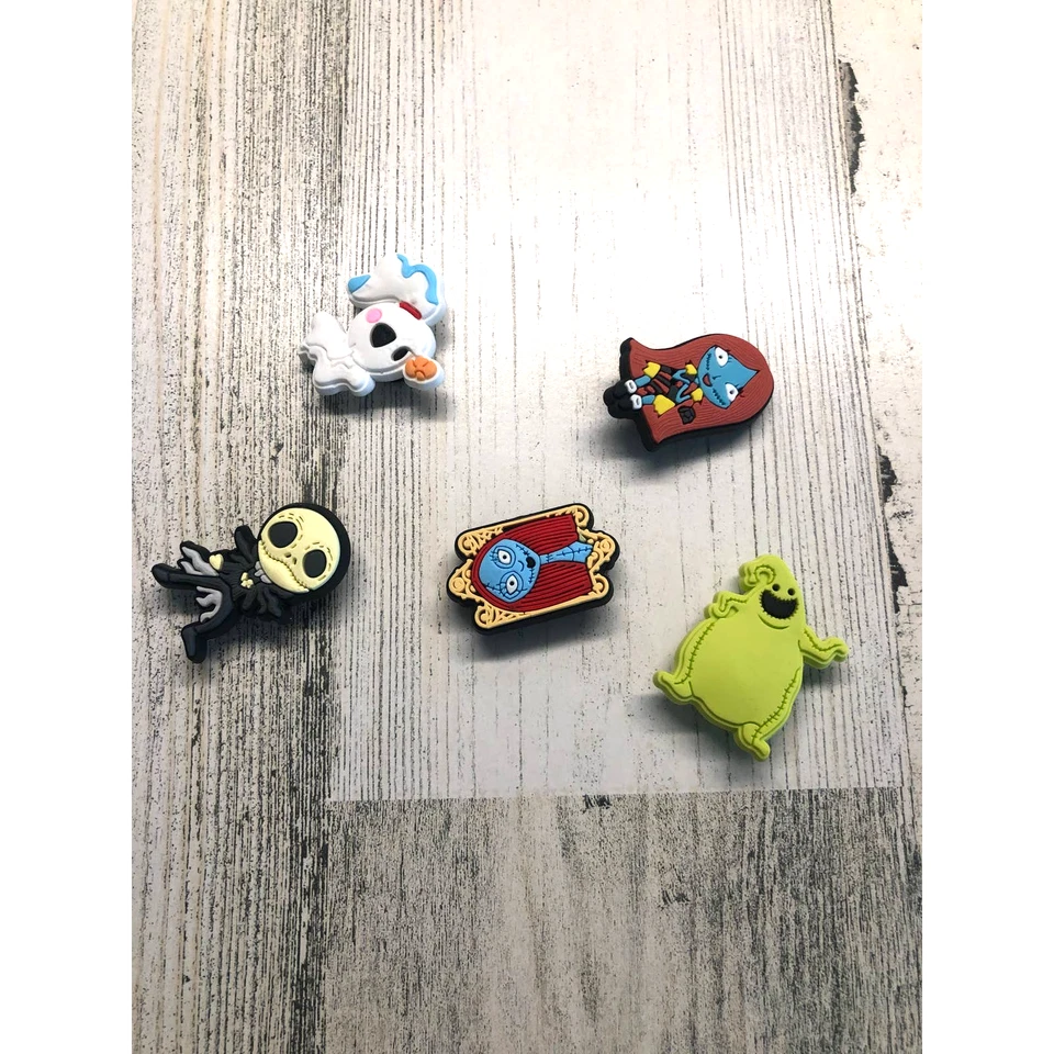 5 Piezas Jack Skellington Pesadilla Antes De Navidad Jibbitz para Crocs Nuevo  Foto 1 de 1