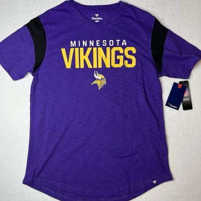 Fanatics Minnesota Vikings Мужская большая футболка с ремешками плечи SKOL фиолетовый новый - Изображение 1 из 4