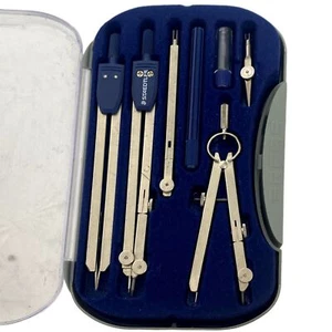 Staedtler Arco Italy Drafting Compass Set Case No. 559 09 Draftman Math tool - Picture 1 of 13