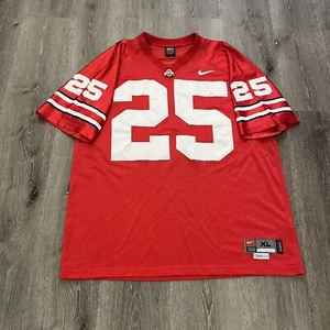 Ohio State Buckeyes #25 NCAA Football Nike Sewn Jersey Size Men’s XL - Picture 1 of 7