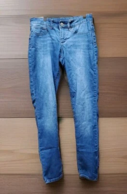 Pantalones de mezclilla para mujer SO azul 9 jegging juniors tiro medio lavado medio Foto 1 de 4