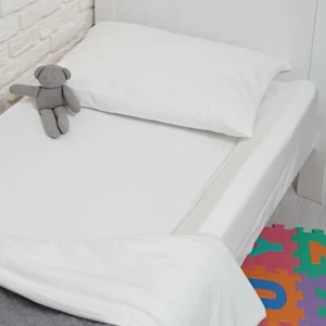 Bed Guard for Single, Cot, Toddler Bed - Foam Bumper for Safety + Cover - 1 pack - Picture 1 of 7