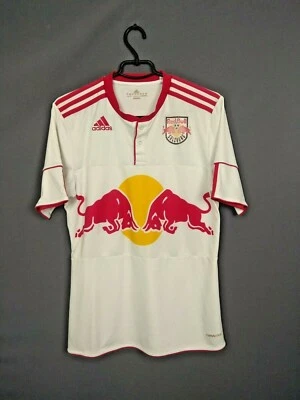 Camiseta Red Bull Salzburg 2009 2010 Casa PEQUEÑA Camiseta Adidas Fútbol ig93 Foto 1 de 4