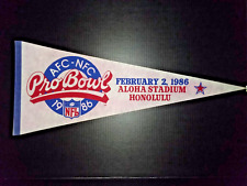 AFC-NFC Pro Bowl 1986 FEBUARY 2 ALOHA STADIUM.. HONOLULU Pennant *FREE SHIPPING*