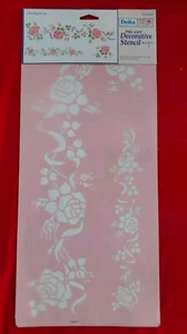 ROSAS FLUIDAS BORDE DE VID PLANTILLA DELTA PINTURA MÁGICA MYLAR NUEVA 95 614 0018 - Imagen 1 de 9