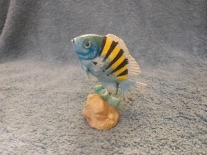 Vintage 1988 Franklin Mint Jewels of the Sea Tropical Sergeant Major Fish - Picture 1 of 6