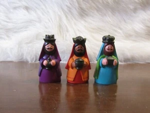 Vintage Avon Kids Christmas My First Nativity Scene 3 Wisemen 3 Kings 1993 - Picture 1 of 7