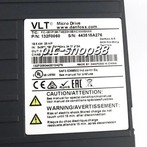 Danfoss 132F0060 FC-051P18KT4E20H3BXCXXXSXXX Drive New free ship - Picture 1 of 4