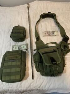 maxpedition sling bag + 2 cases
