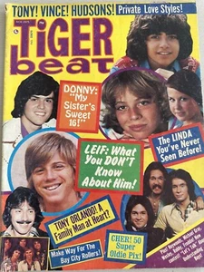 1976 January TIGER BEAT MAGAZINE - BCR, Leif Garrett Donny and Marie - Picture 1 of 2