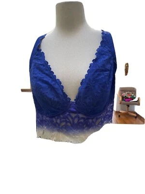 Sujetador No Boundaries Bralette de Encaje Almohadillas Extraíbles Inalámbrico Nuevo Con Etiquetas Talla XXL Foto 1 de 4