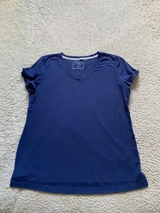 Charter Club Intimates Women Short Sleeve V-Neck Sleepshirt Navy Size M - Picture 1 of 8