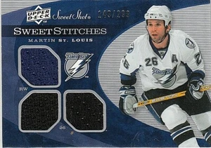 CAMISETAS USADAS MARTIN ST.LOUIS 2007-08 UD SWEET SHOOT TRIPLE JUEGO #/299 - Imagen 1 de 1