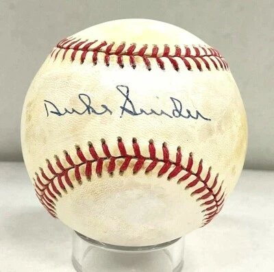 Duke Snider Signed Official National League Baseball BAS Z45759 HOF - Image 1 of 2