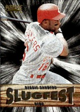 1996 Pinnacle Reggie Sanders Slugfest 12