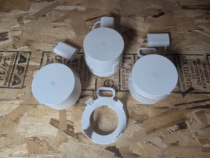 3 Pack Google Mesh WiFi Router With Power Cables and Wall Mounts AC-1304 - Picture 1 of 3
