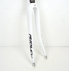 Ridley 4ZA Carbon Fibre Road Bike Forks 700C 1 1/8" 300mm QR Rim Brake 6543-C10 - Picture 1 of 14