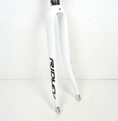 Ridley 4ZA Carbon Fibre Road Bike Forks 700C 1 1/8" 300mm QR Rim Brake 6543-C10 - Image 1 of 4