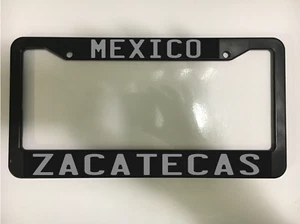 Mexican Zacatecas Hecho En Mexico US MX Americano Car License Plate Frame - Foto 1 di 2