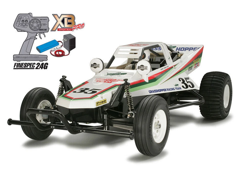 TAMIYA 1/10 XB No.46 EXPERT BUILT GRASSHOPPER Ready To Run RTR 57746 From Japan - Image 1 of 1
