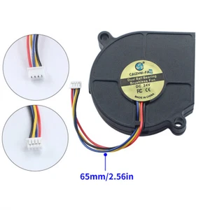 Für 5M Pro 5015 3D Drucker DC24V Extrudierter Kopf Turbo Dual Ball Lüfter - Bild 1 von 8
