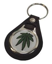 Cannabis Keyring W​eed Design Brown Car Key Fob Keychain