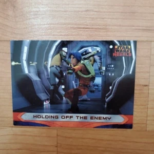 Star Wars Disney Rebels Trading Card #67 Holding Off The Enemy - Ezra - Picture 1 of 2