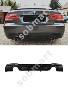 REAR BUMPER DIFFUSER FOR BMW 3 E92 E93 2007-2013 TUNING ABS matte black - Picture 1 of 17