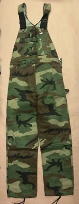 Vintage Liberty Military Camo Bib Overalls, Deadstock NWT, Size 30x30 - Image 1 of 3