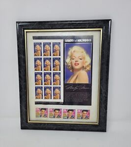 Marilyn Monroe 1995 US 20 32c Stamps on Legends of Hollywood w/ 4 Elvis Stamps 