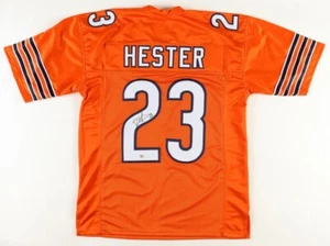 Devin Hester Signed Chicago Bears Orange Jersey (PSA) NFL All Time Return Leader - Picture 1 of 6