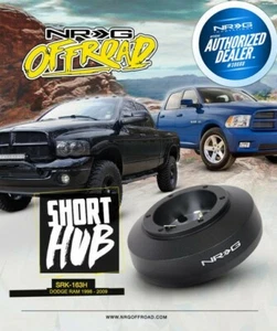 NEW NRG STEERING WHEEL SHORT HUB ADAPTER DODGE RAM 1998-2009 SRK-163H - Picture 1 of 5