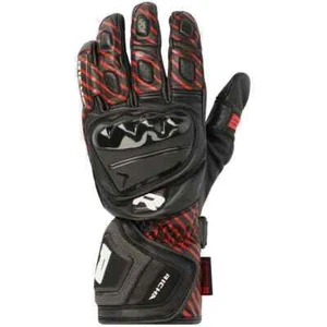Richa Savage 3 Leather Motorcycle Gloves - Black/ Red Was £120 SALE