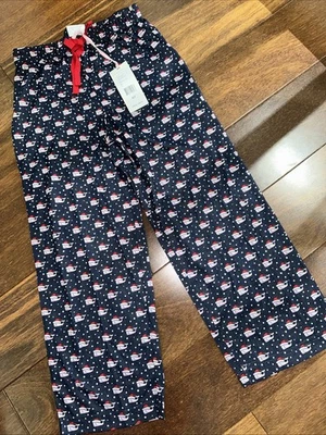 NWT 6-7 Yr Vineyard Vines Navy Santa Whale Lazy Pant PJ's Pajamas Bottoms $39.50 - Image 1 of 3